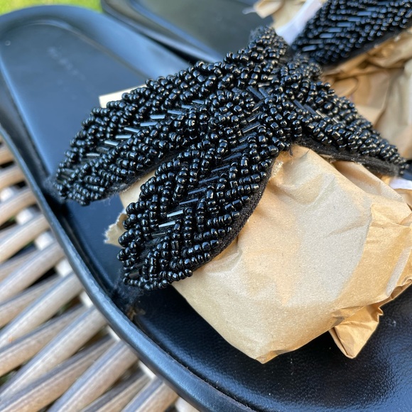 ROBERT CLERGERIE Beaded Slides - Picture 6 of 12